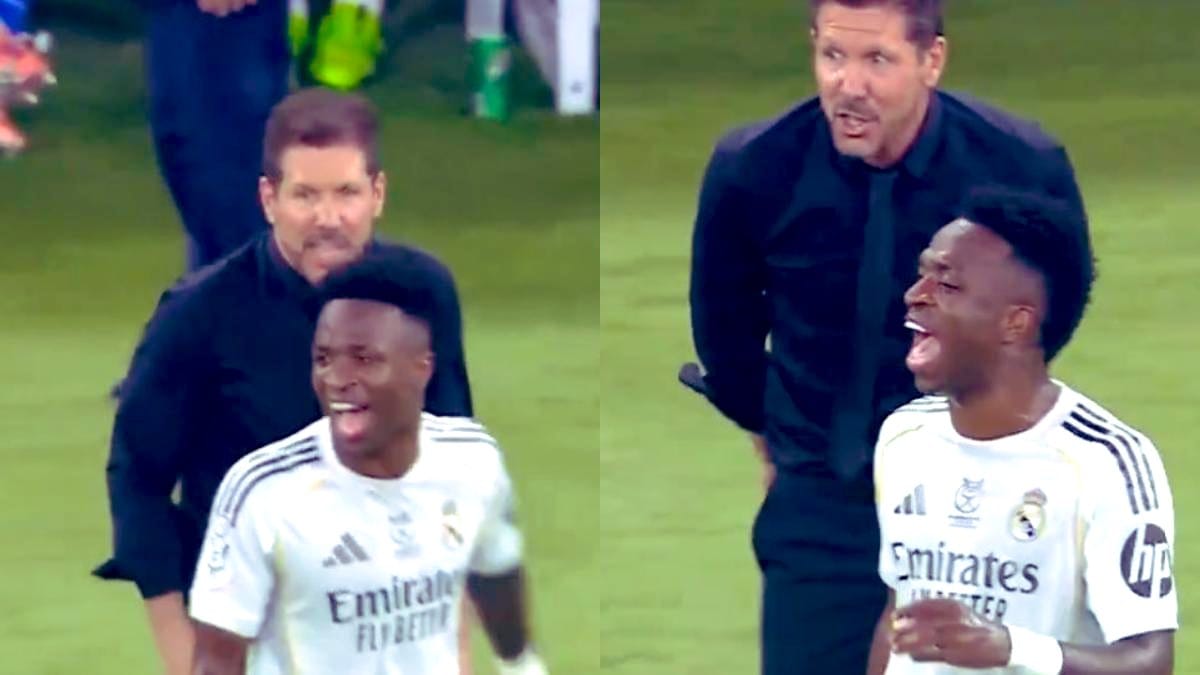 Simeone akimpinga Vinicius