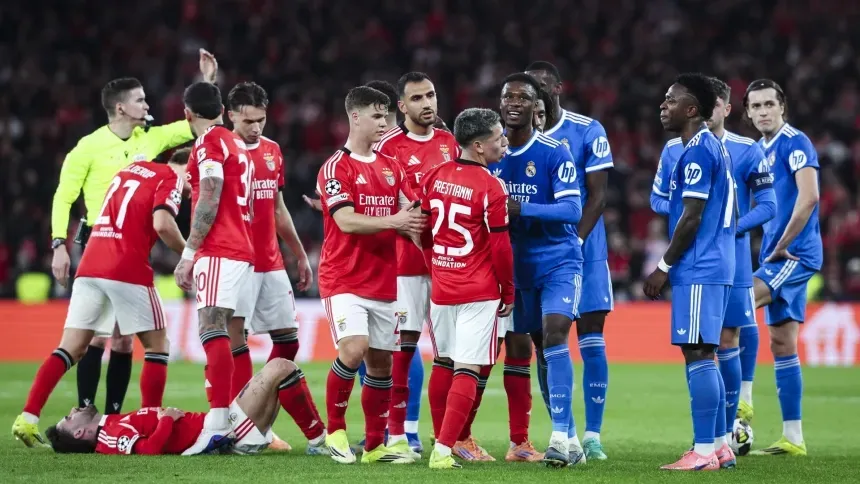 Shuti la Vinicius lililoipa Real Madrid ushindi dhidi ya Benfica