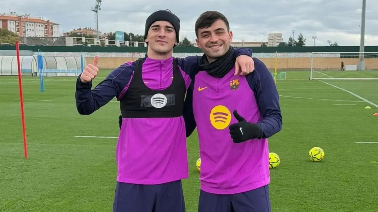 Kiungo wa FC Barcelona Gavi akirejea mazoezini baada ya kuwa majeruhi