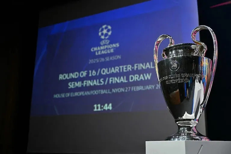 Kombe la UEFA Champions League kwenye droo ya hatua ya 16 bora ya 2026