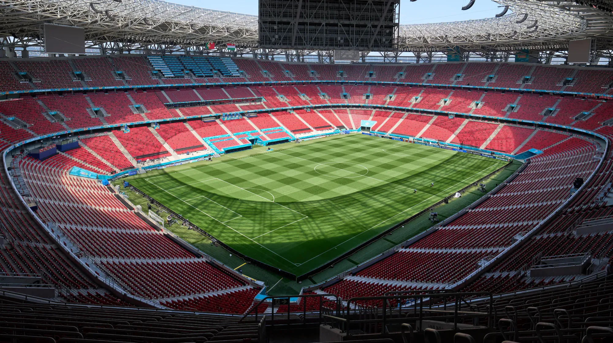 Uwanja wa Puskás Aréna nchini Hungary ambako fainali ya UEFA Champions League 2026 itachezwa