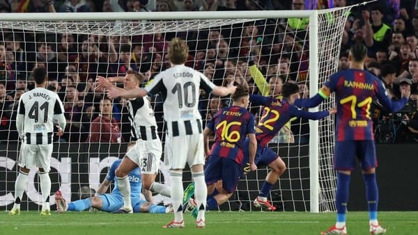 Gol ya tano ya Barcelona dhidi ya Newcastle Lewandowski Champions League 2026 7-2 matokeo
