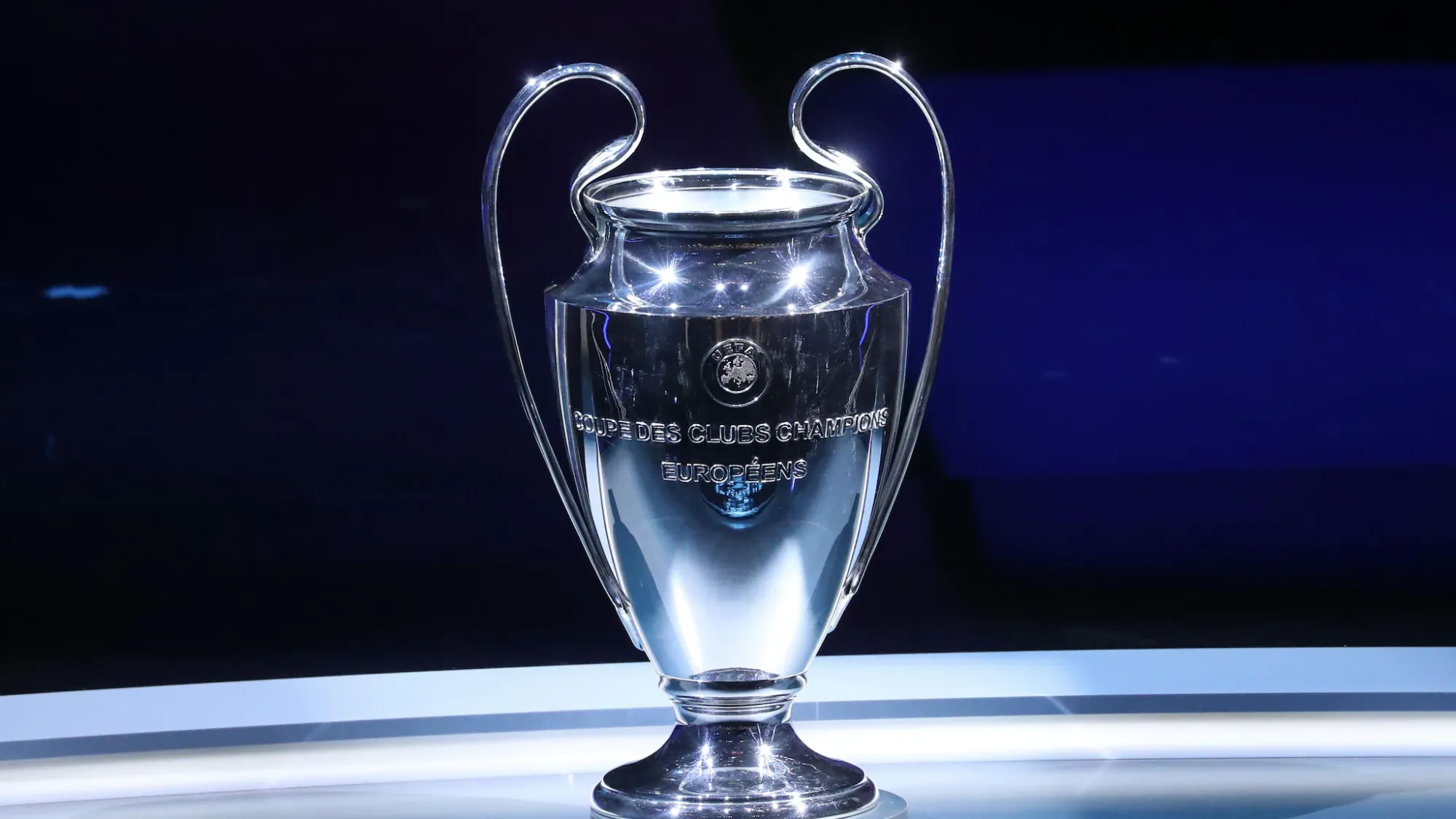 Kombe la UEFA Champions League 2026 trofeo nusu fainali PSG Bayern Atlético Arsenal