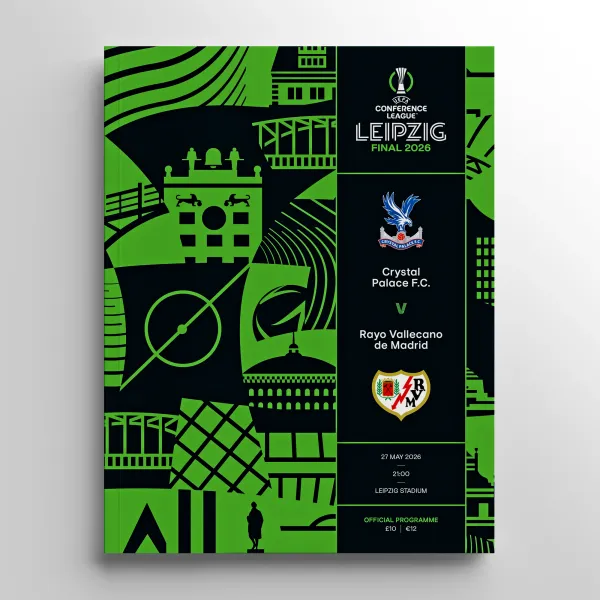 Nembo za Crystal Palace na Rayo Vallecano na taarifa za fainali ya Conference League 2026 Leipzig