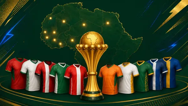 Timu 10 za Afrika zinazoshiriki Kombe la Dunia 2026 - ramani ya Afrika na kombe la dunia